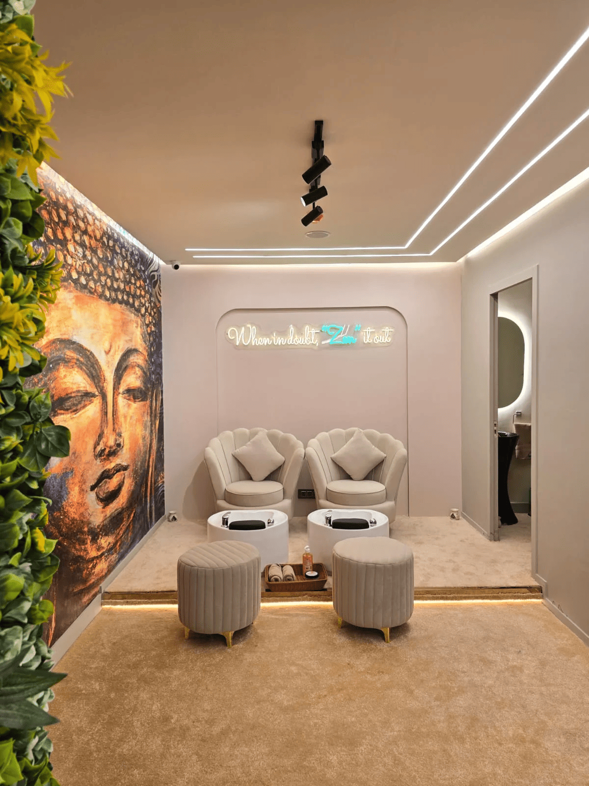 Relaxation Lounge at Modern Zen Spa & Lounge DLF Phase IV Gurugram