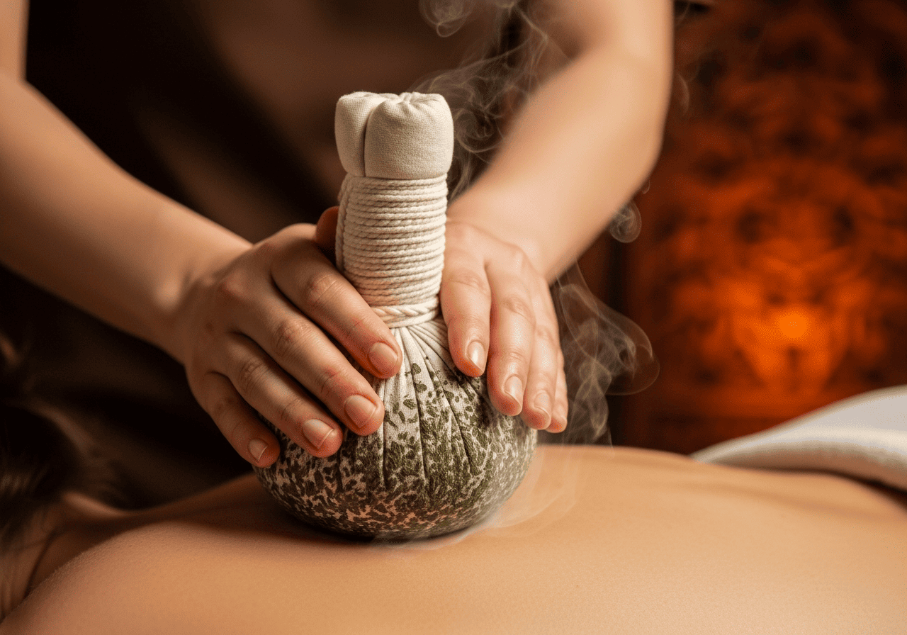 Herbal Potli massage therapy at Modern Zen Spa Gurugram
